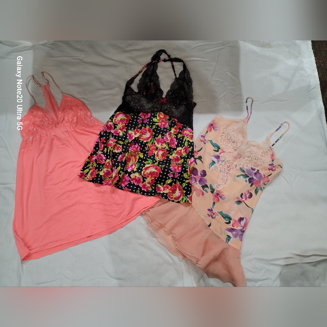 Set Of Three Victoria Secret Slips